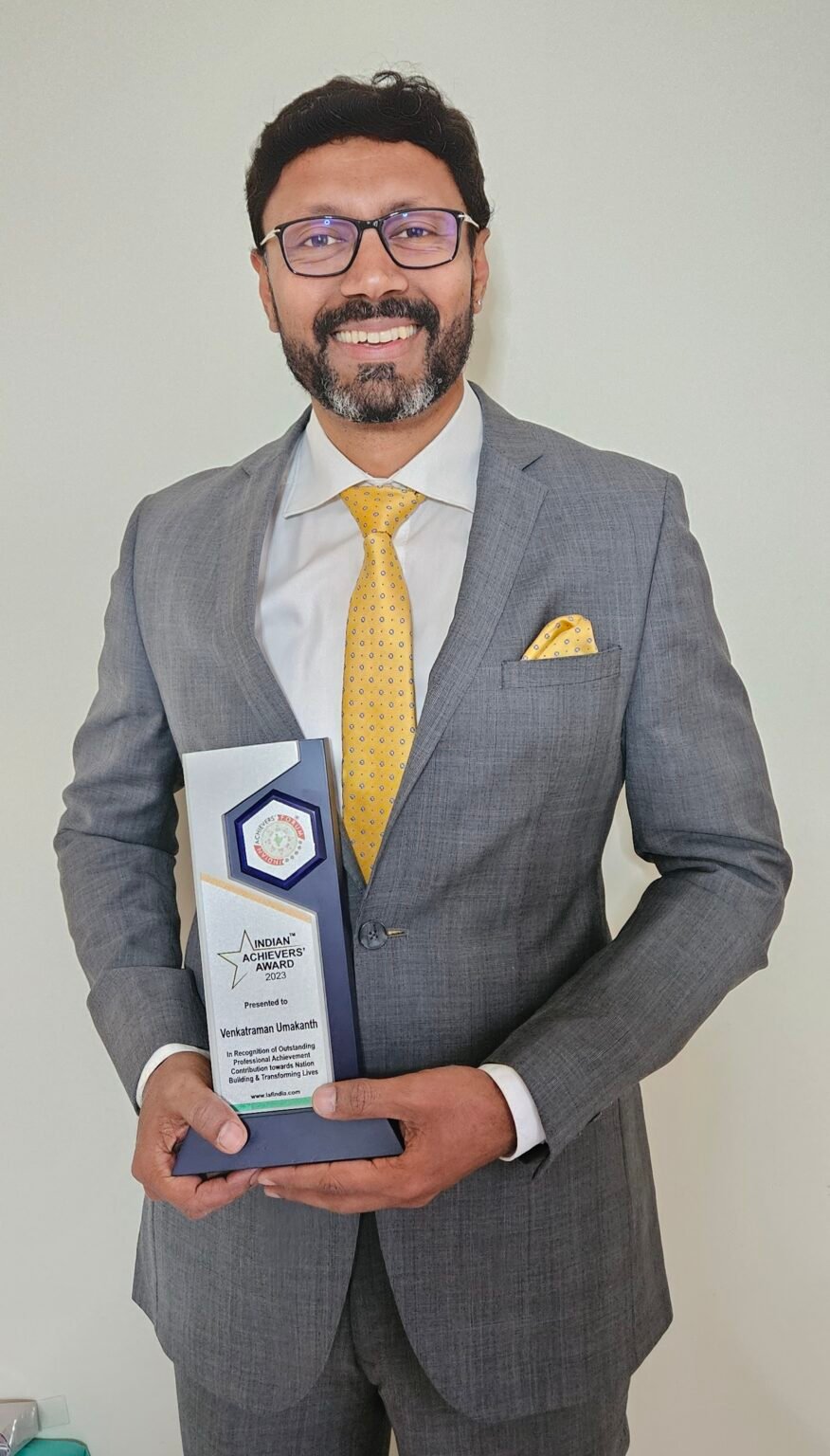 Mr. Venkatraman Umakanth - Winner Of Indian Achievers' Award 2022-23